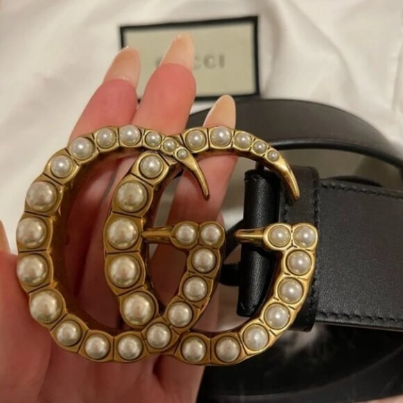 ✨Gucci marmomt pearl belt - Picture 2 of 4